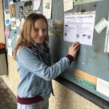 Les habitants de Gossau apportent leur soutien à la Fondation Lampe Magique sur initiative d’une fille de 11 ans