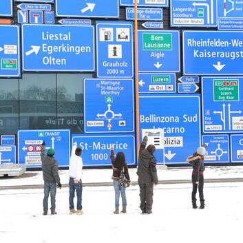 Des élèves de la Passerelle