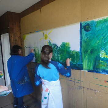 TG (F) Stiftung Wunderlampe_Insieme Luzern_Malatelier_Flower Power_1